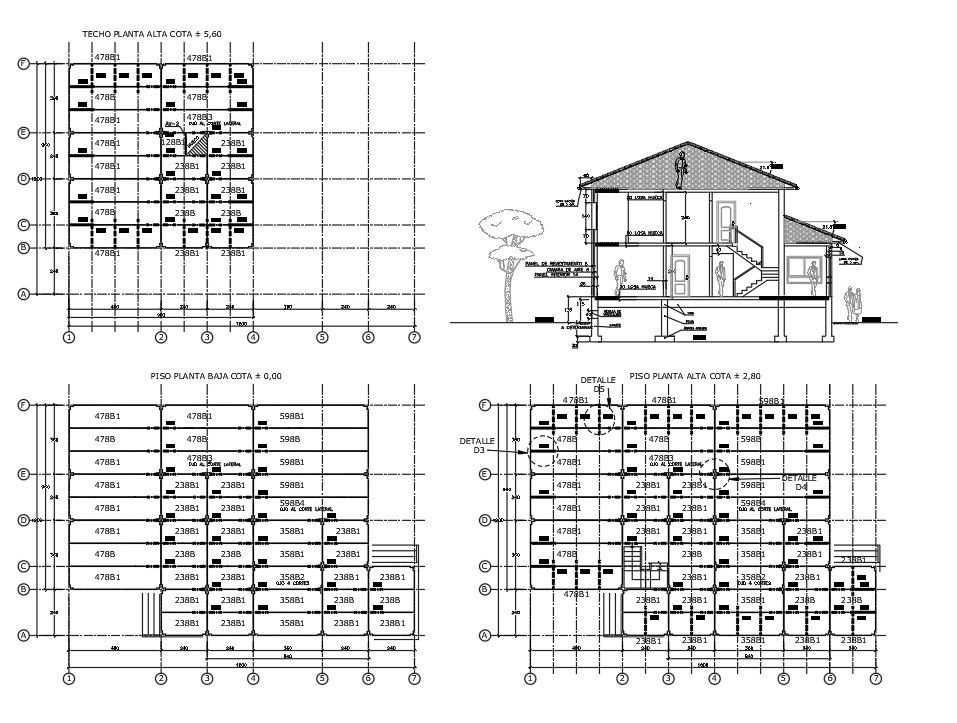 18x12m office plan architecture drawing