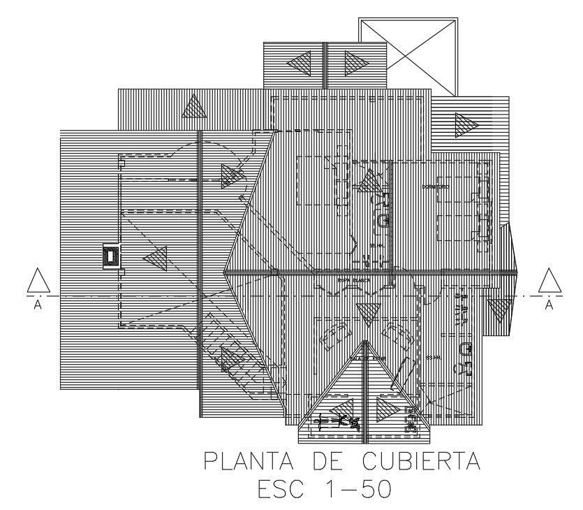 18x15m roof floor house plan is given in this Autocad drawing file. Download now.