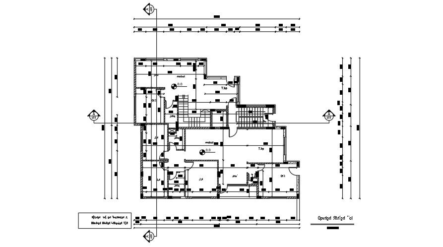 18x16m first floor house plan is given in this AutoCAD file