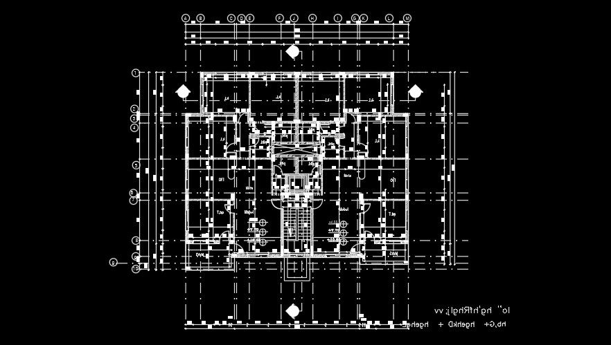 18x18m 4th floor house plan Architecture drawing