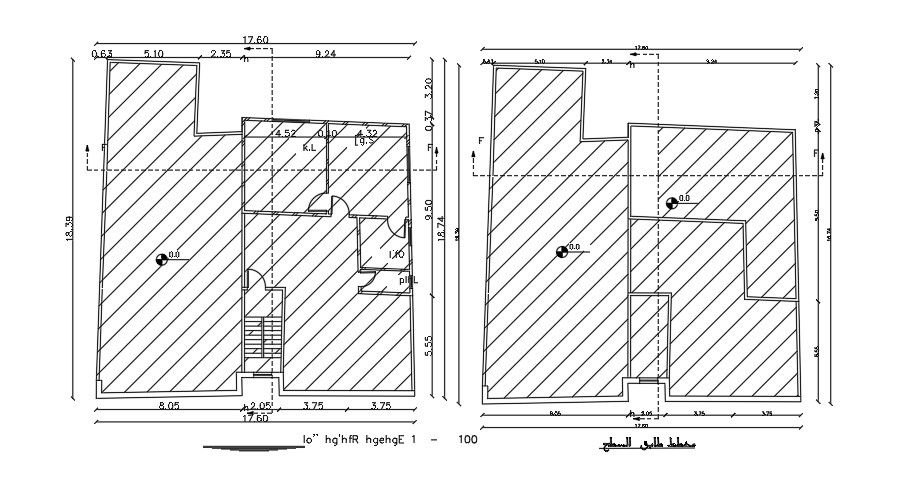 18x20 Meter 2 Storey House Plan AutoCAD File