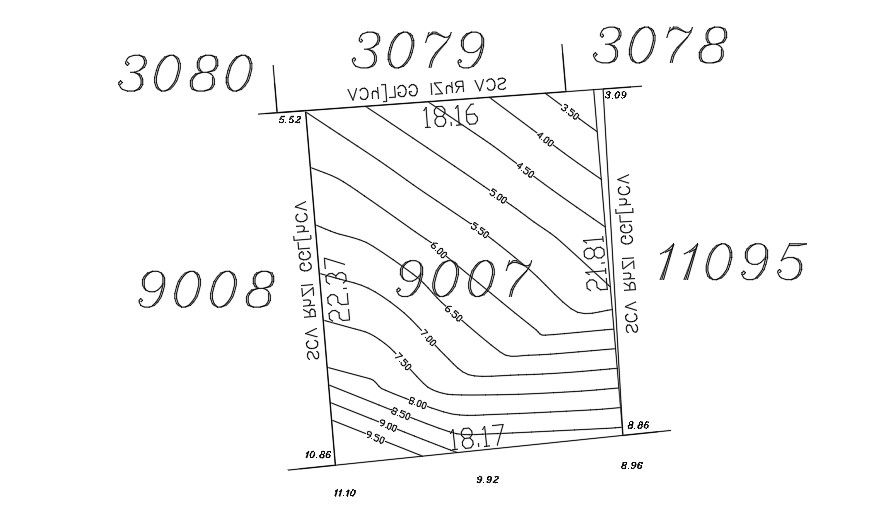 18x22 Meter Site Plan CAD File Download