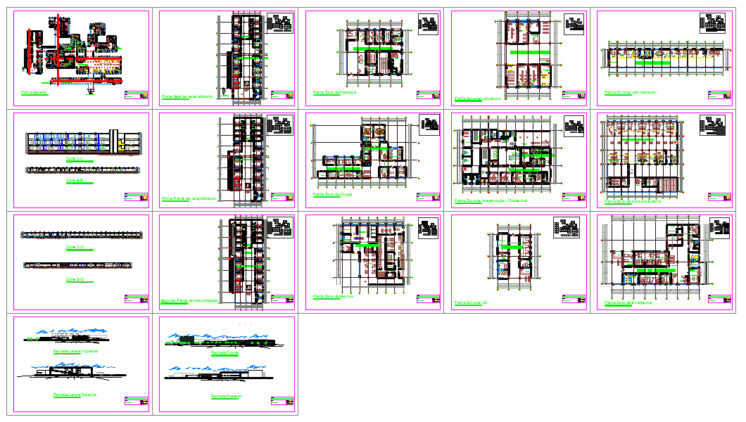 Clinic Drawing Autocad file