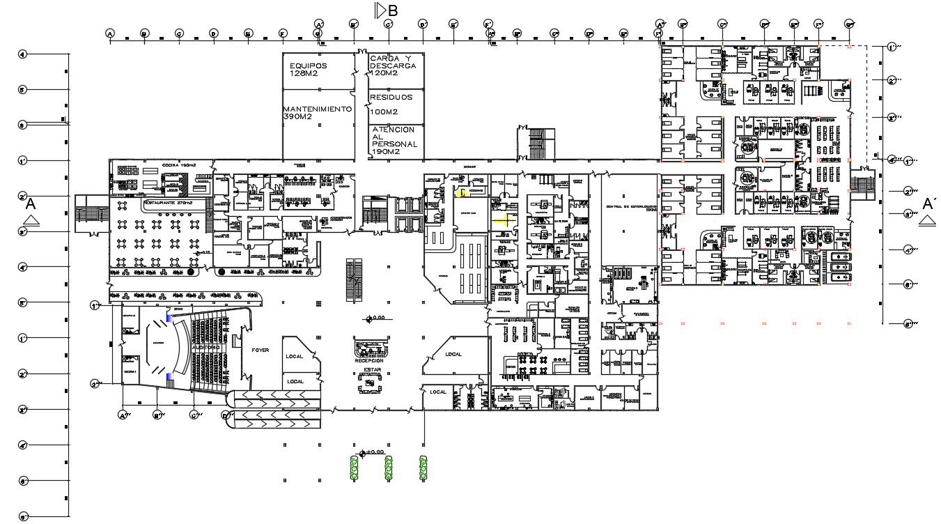 195x167m hospital furniture’s details are given in this Autocad drawing file.Download now.