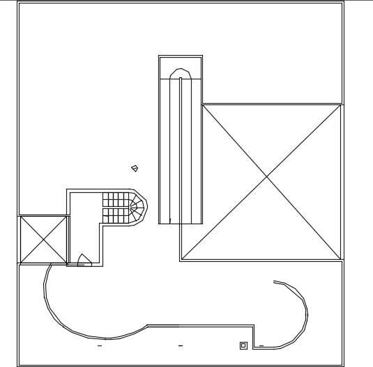 19X22m architecture 2d house plan AutoCAD drawing