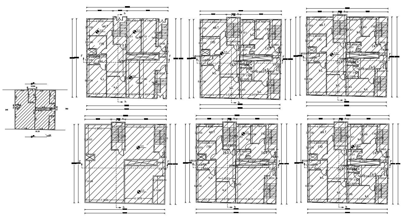 1 BHK And 2 BHK Apartment Floor Plan Design