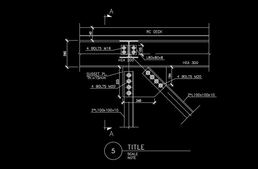 1m RC deck detail drawing