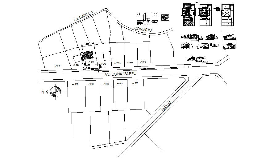 2 storey bungalow 16.85mtr x 30.60mtr with elevation and section in AutoCAD