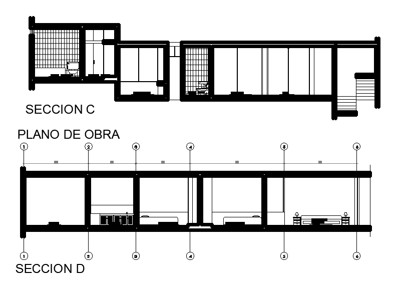 200 Square Meter House Section CAD Drawing Download DWG File