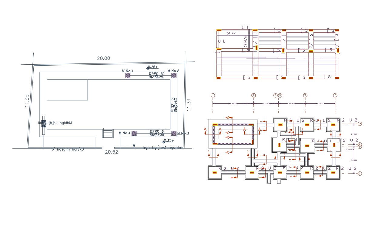 20 By 50 Sq Ft House Working Plan Design Free DWG File