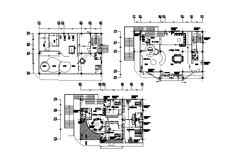 20x14m house plan has been given in this Autocad drawing file. Download now.