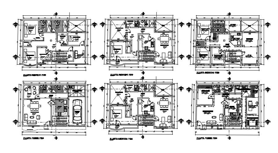20x15 Meter Apartment Plan AutoCAD Layout File