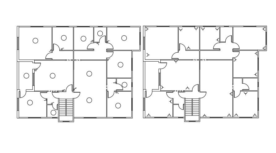 20x15 Meter Electric Plan Of House AutoCAD File