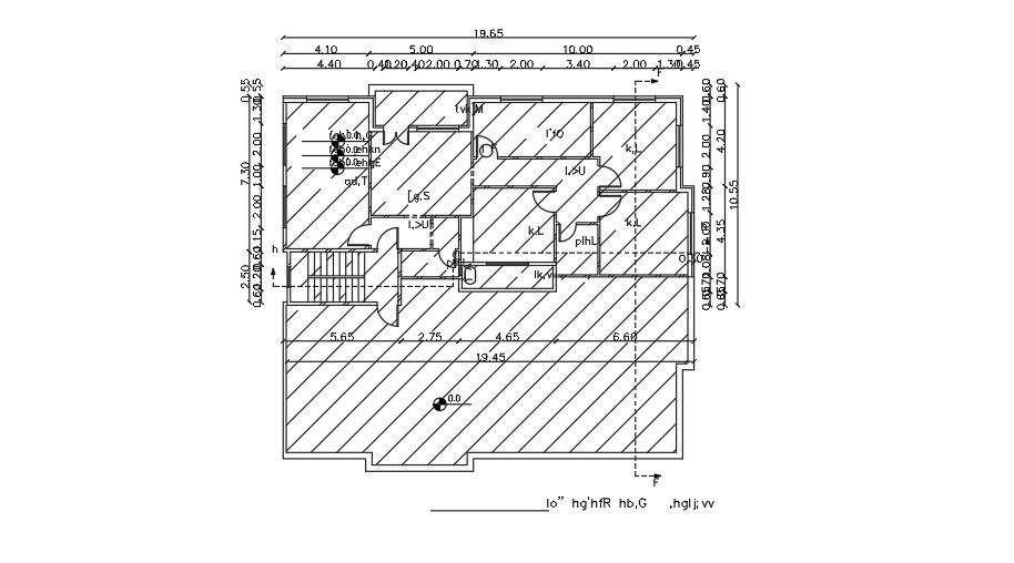 20x15 Meter House Plan AutoCAD File