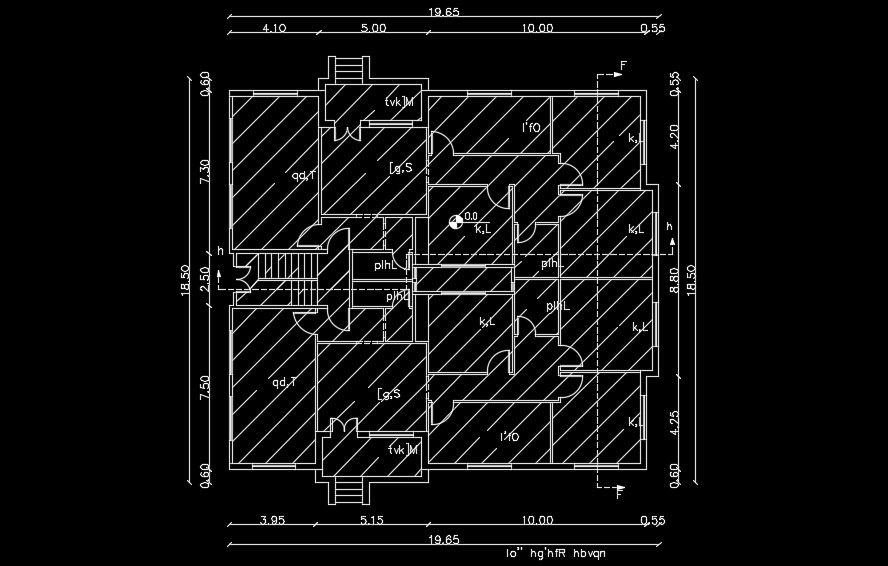 20x18m first floor house plan