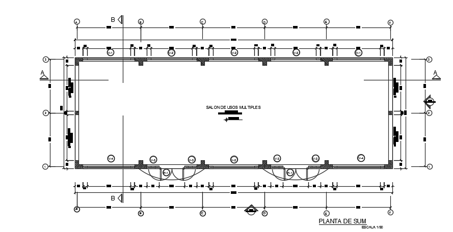 20x7m college conference hall plan AutoCAD drawing is given in this file