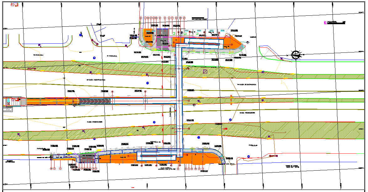 Pedestrian Bridge Lay-out