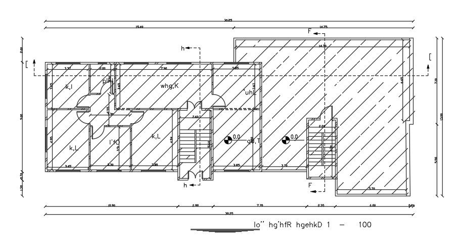 21x13 Meter Apartment Second Floor Plan CAD DWG File