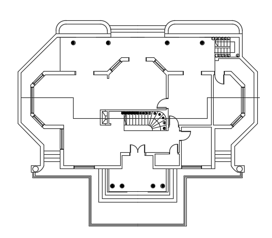 21x17m family house plan AutoCAD model is given in this file