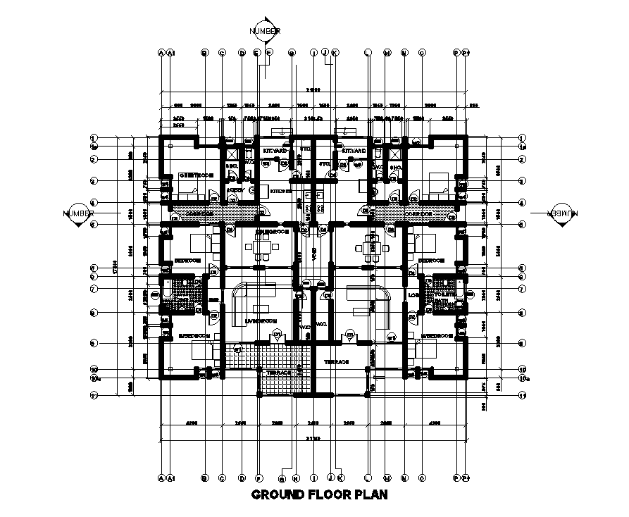 21x18 home plan is given in this Autocad DWG drawing file. Download now.