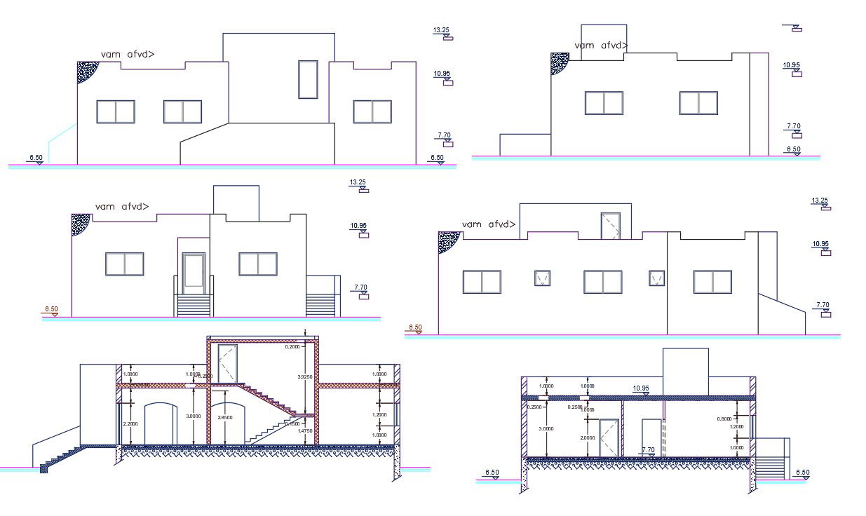 2200 Square Feet House Building Design