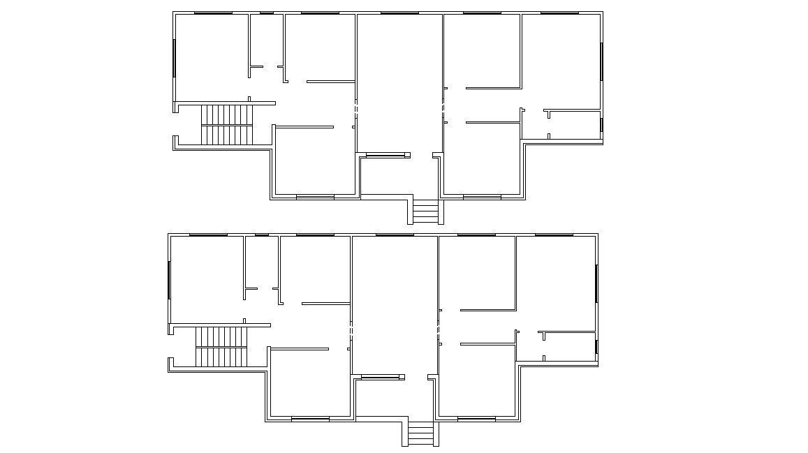 2250 Sq Ft House Plan Design DWG file