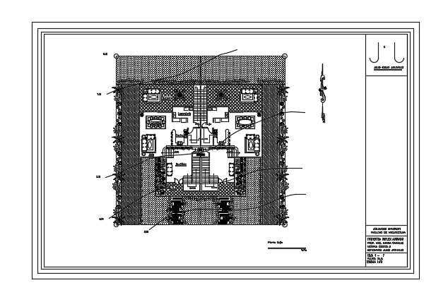 22x19m duplex ground floor faculty quarters plan AutoCAD drawing