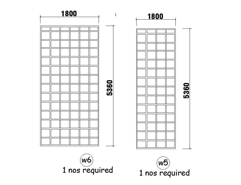 22x20m house plan of door plan is given in this Autocad drawing file. Download now.
