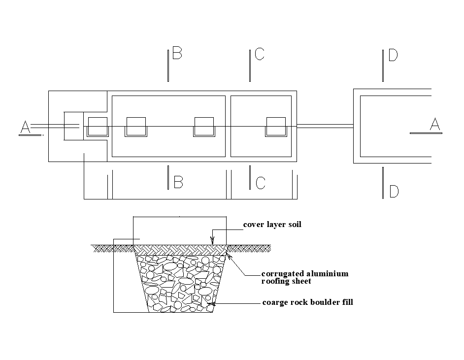 22x20m house plan toilet is given in this Autocad drawing file.Download now.