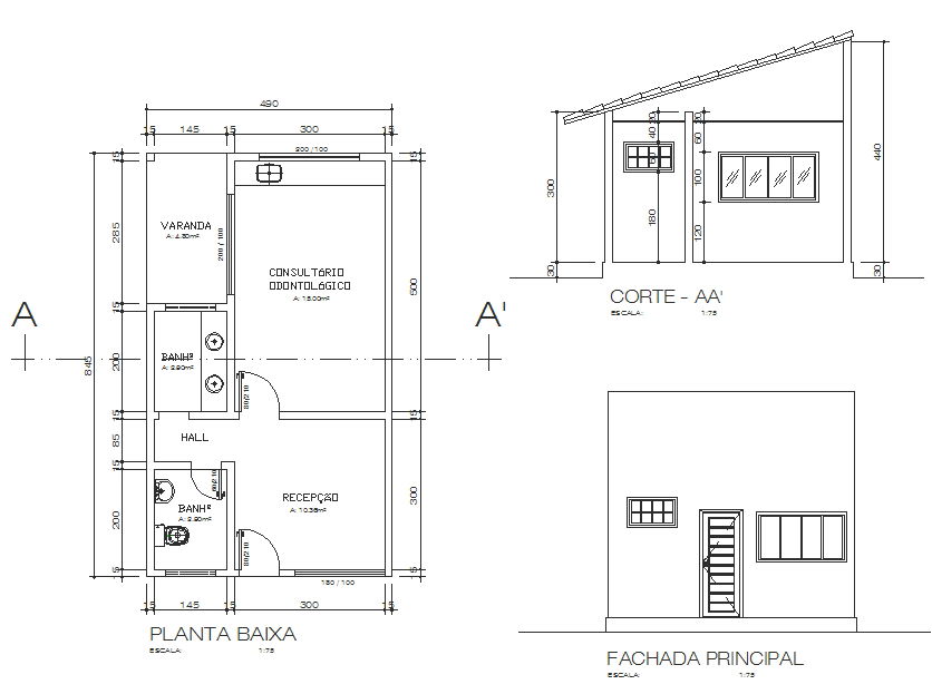 Dental Hospital Design plan