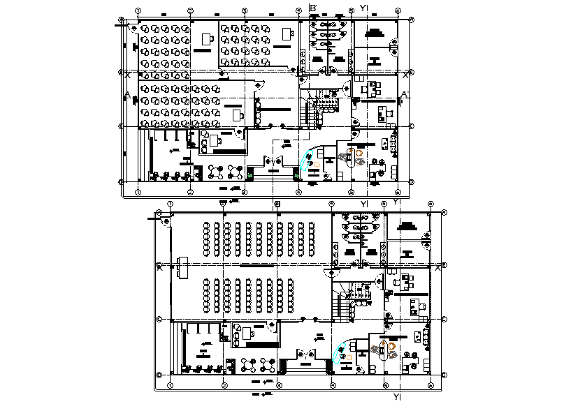 24x15m college cad block is given in this Autocad drawing file. Download now.