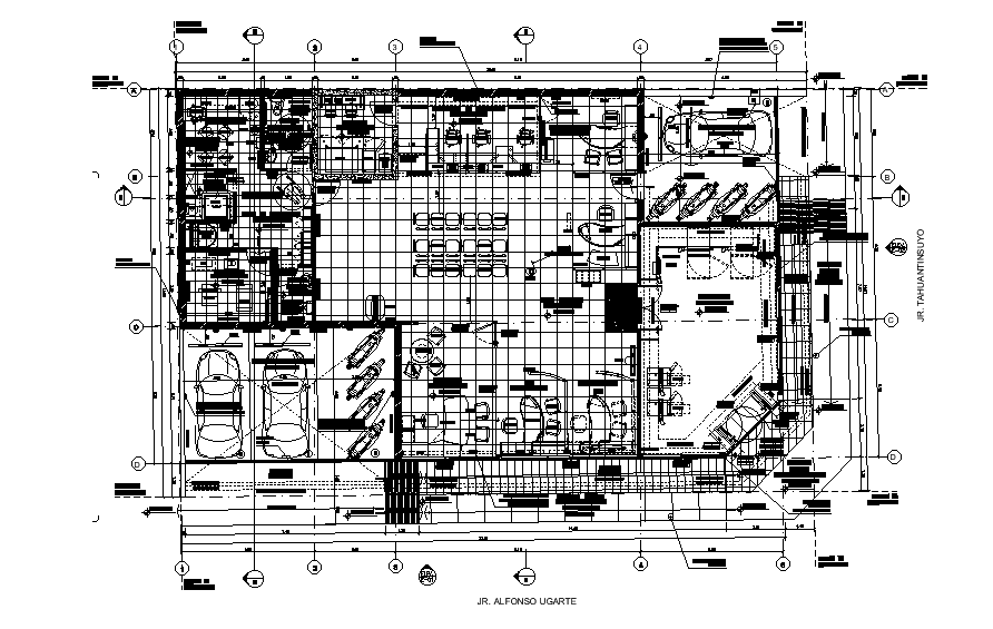 24x6m office plan is given in this Autocad drawing file. Download now.