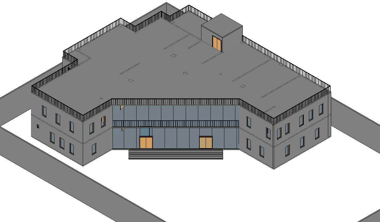 Modern Pre School Building Design Layout Plan in AutoCAD DWG