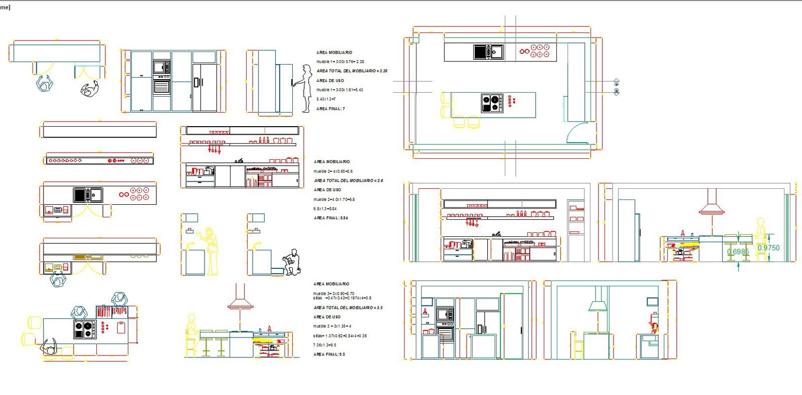 Modular Kitchen Layout CAD File with Detailed DWG Design Plan