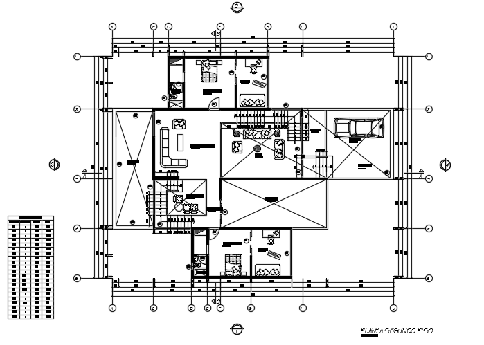 25x20m bungalow house first floor plan AutoCAD drawing