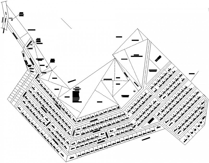 265 residence plotting top view cad file
