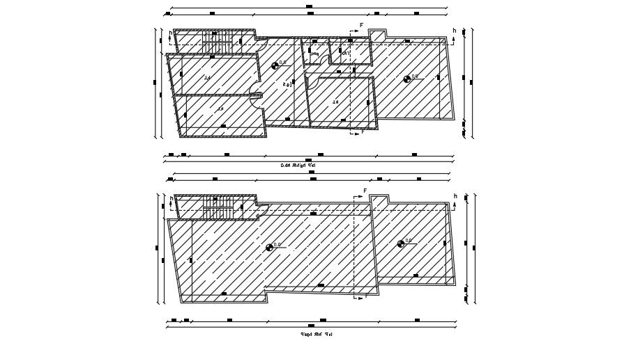 26x10 Meter 3 BHK House And Terrace Plan Layout