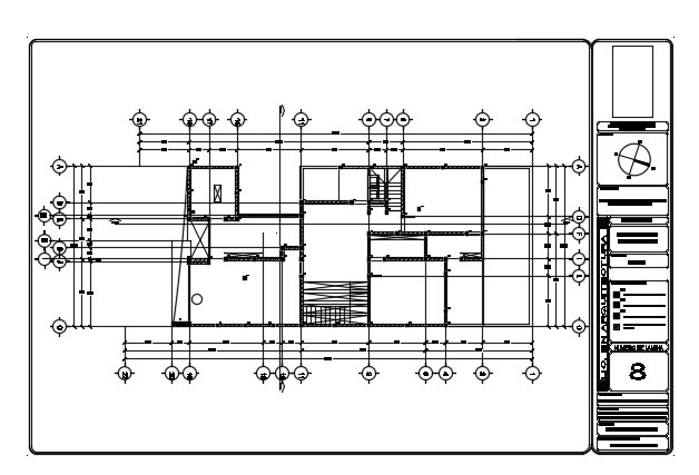 26x10m first floor house plan structural connection