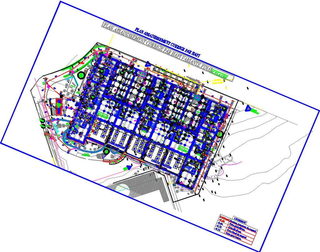 26x14m apartment car parking layout CAD drawing