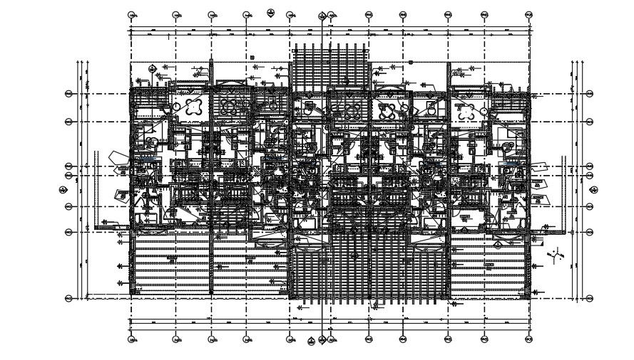 26x19m first floor row house door detail drawing is specified in this file