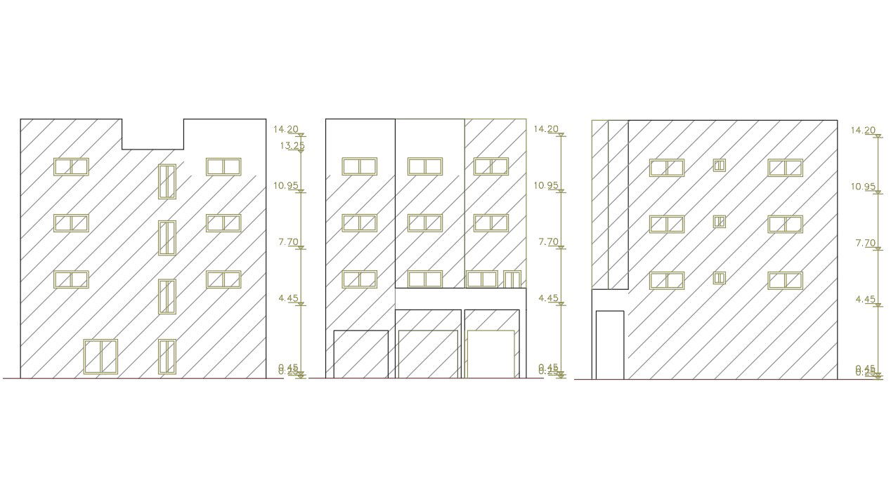 2700 Sq Ft Apartment Building Elevation Design