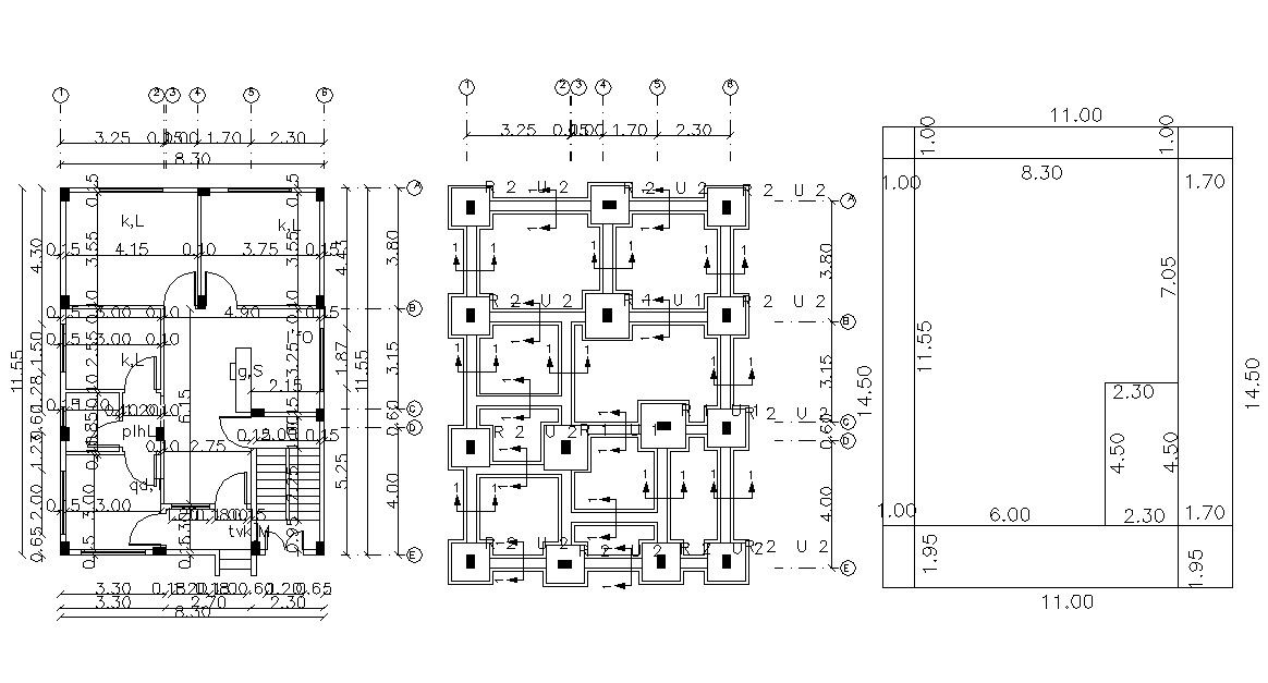 27 X 37 Feet House Plan (111 Square Yards)