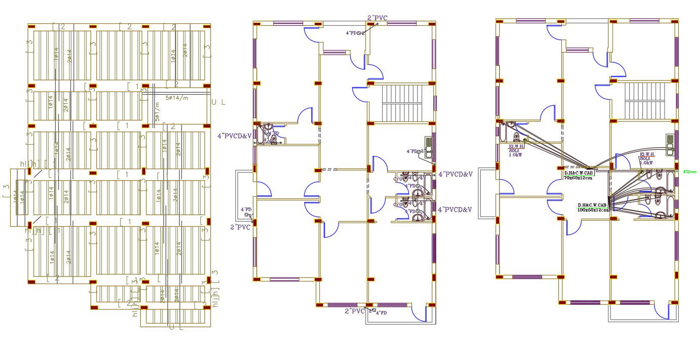 290 Square Yards Apartment Construction Plan