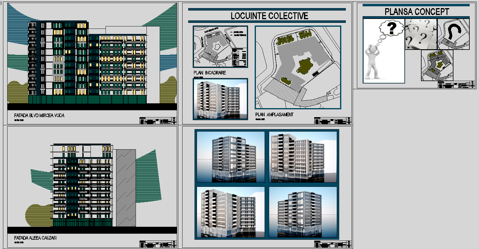 Modern Apartment AutoCAD File with Detailed 2D Architectural Drawings