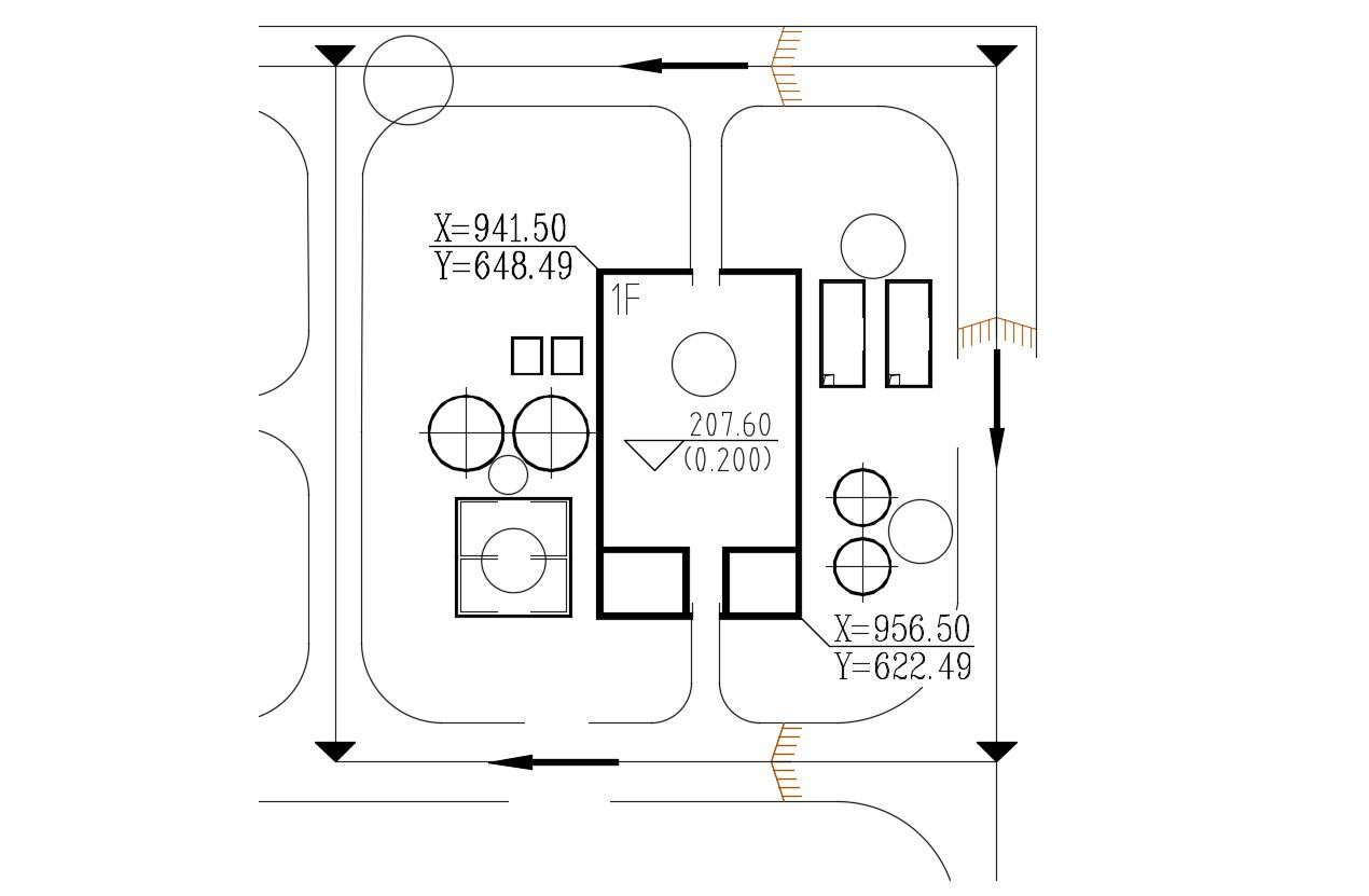 2D CAD Drawing Simple Floor Plan With Texting AutoCAD File Free Download