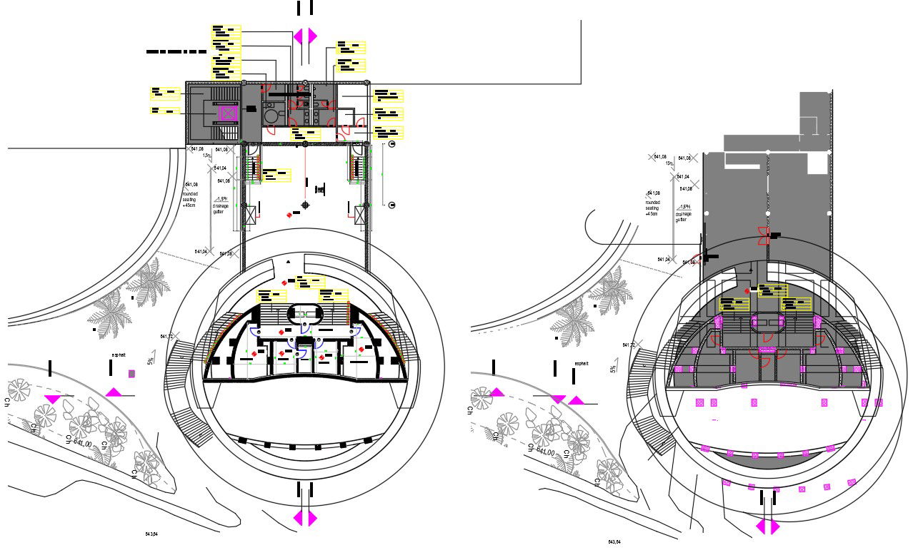 2D CAD Drawing of the Basement floor plan.Download the AutoCAD 2D DWG file.