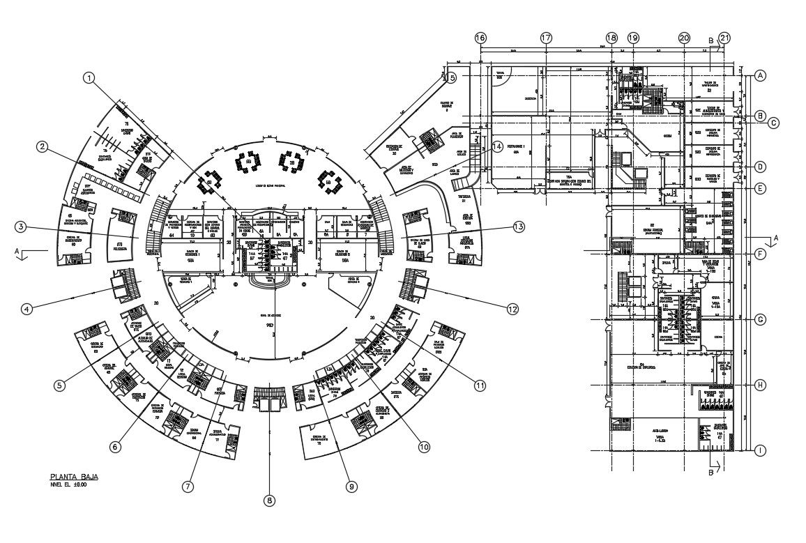 2D CAD File Hotel Room Club Design Plan With Working Drawing AutoCAD
