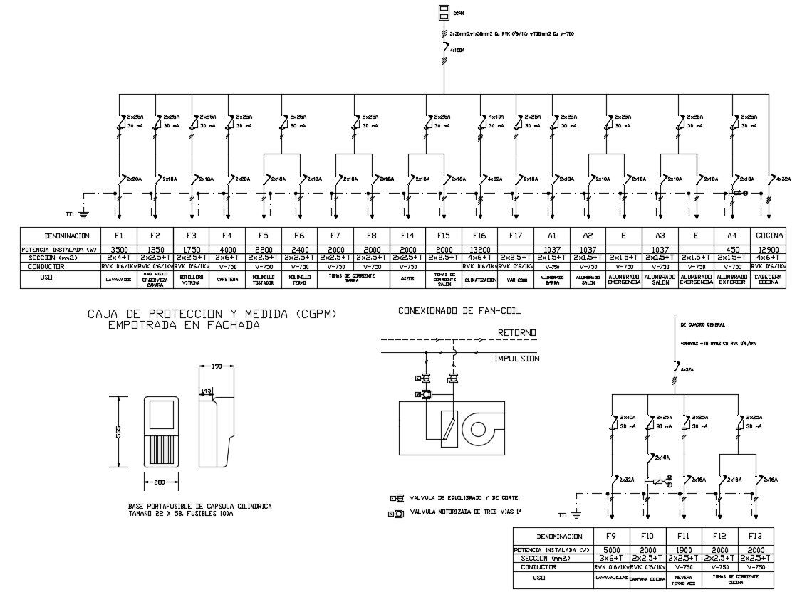 2D DWG File Electric Circuit Model Cad Drawing Free Download