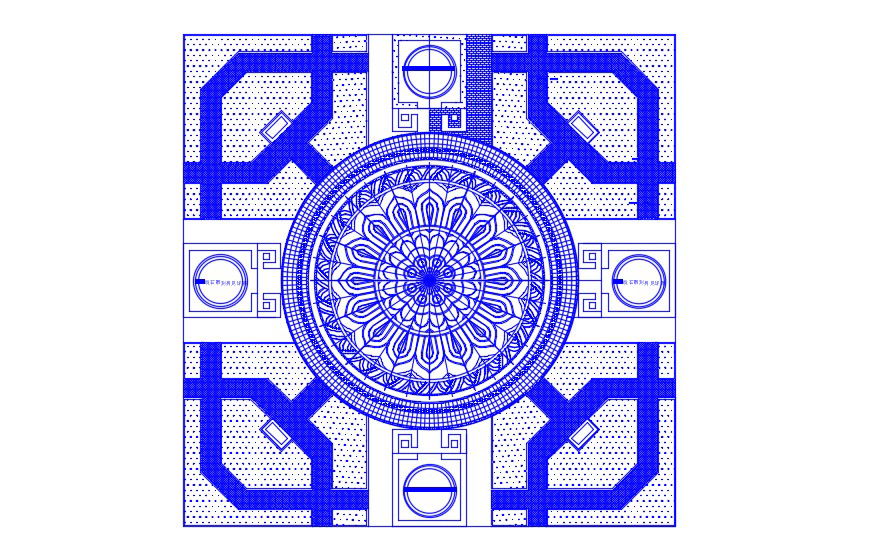 2D Drawing Landscape Design Plans AutoCAD File