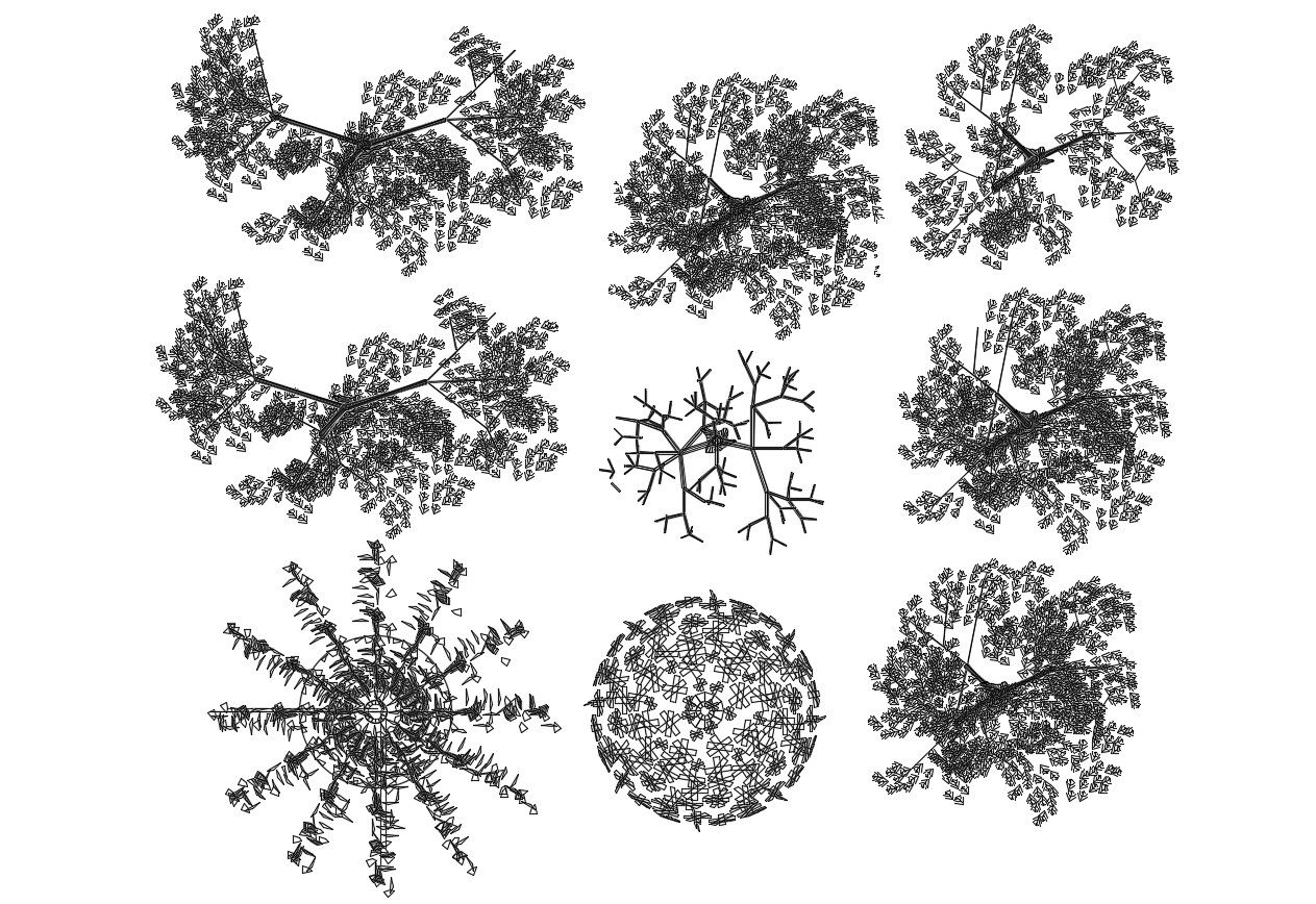 2D Plan Of Plants Autocad Landscape Library Free Download